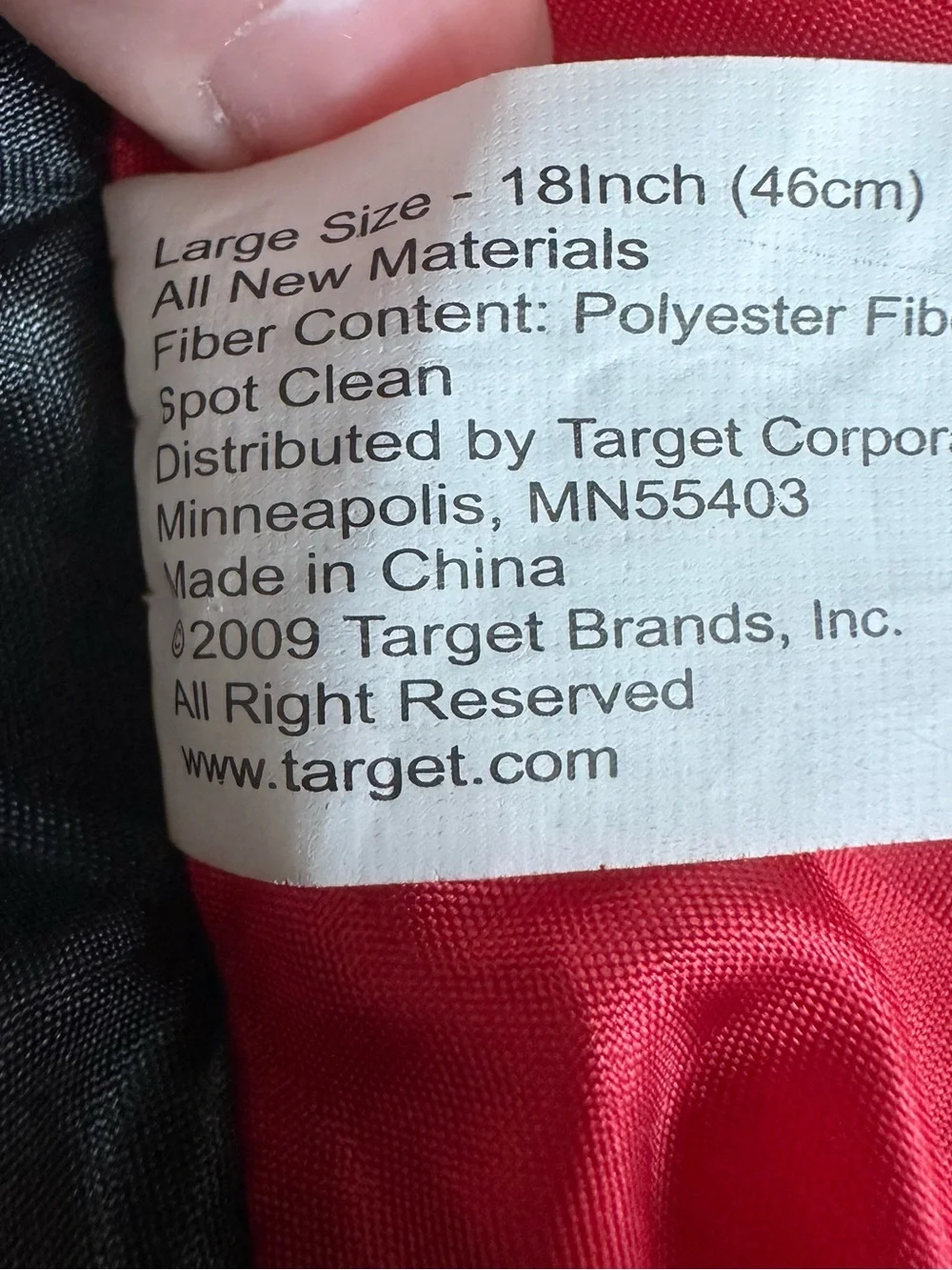 Red and Black Plush Ladybug Dog costume